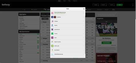 Betway einzahlen .